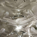 Artistic PMMA Leaf Suspension Light Modern LED Candelabrum Pendant Fixture