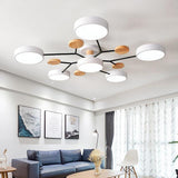 Artistic Sputnik Metal LED Chandelier Nordic Style Ceiling Light for Kids Bedroom