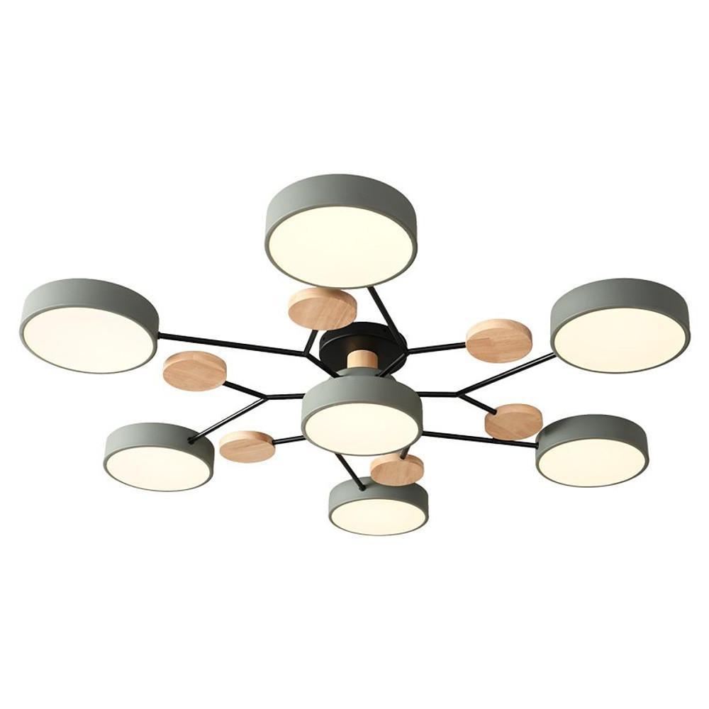 Artistic Sputnik Metal LED Chandelier Nordic Style Ceiling Light for Kids Bedroom