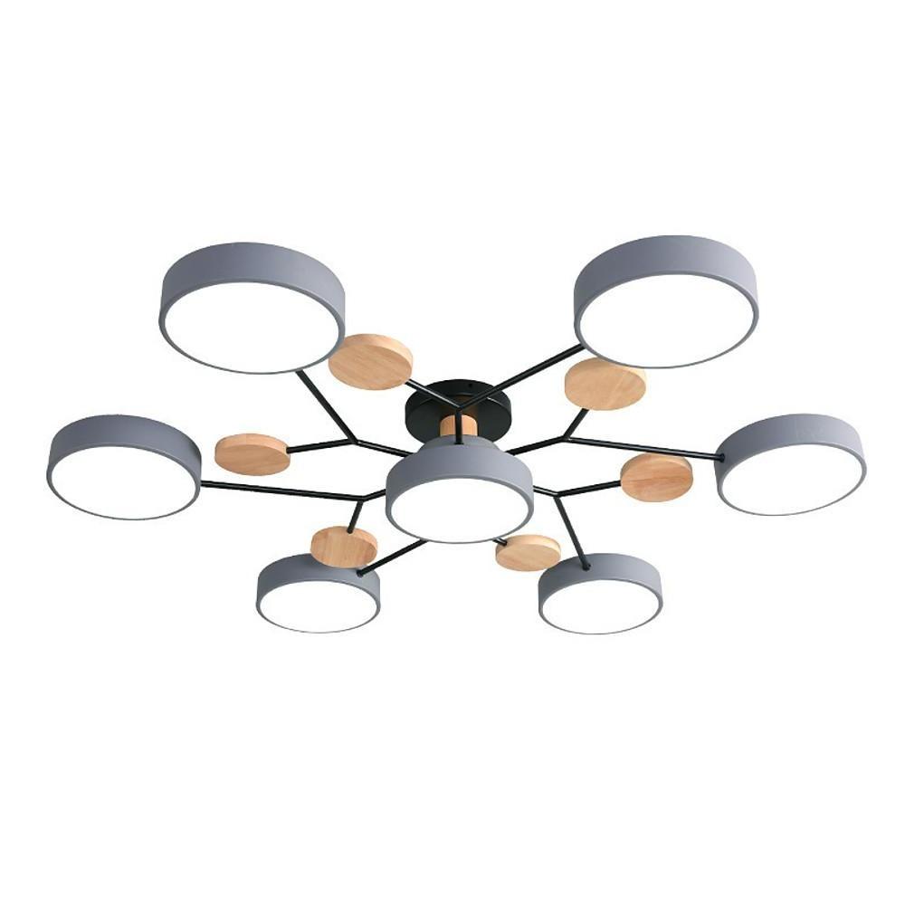 Artistic Sputnik Metal LED Chandelier Nordic Style Ceiling Light for Kids Bedroom