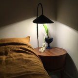 Arum Swivel Bracket Wall Lamp with Adjustable Curved Shade for Modern Interiors