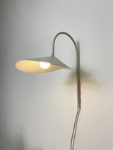 Arum Swivel Bracket Wall Lamp with Adjustable Curved Shade for Modern Interiors
