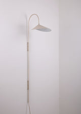 Arum Swivel Bracket Wall Lamp with Adjustable Curved Shade for Modern Interiors