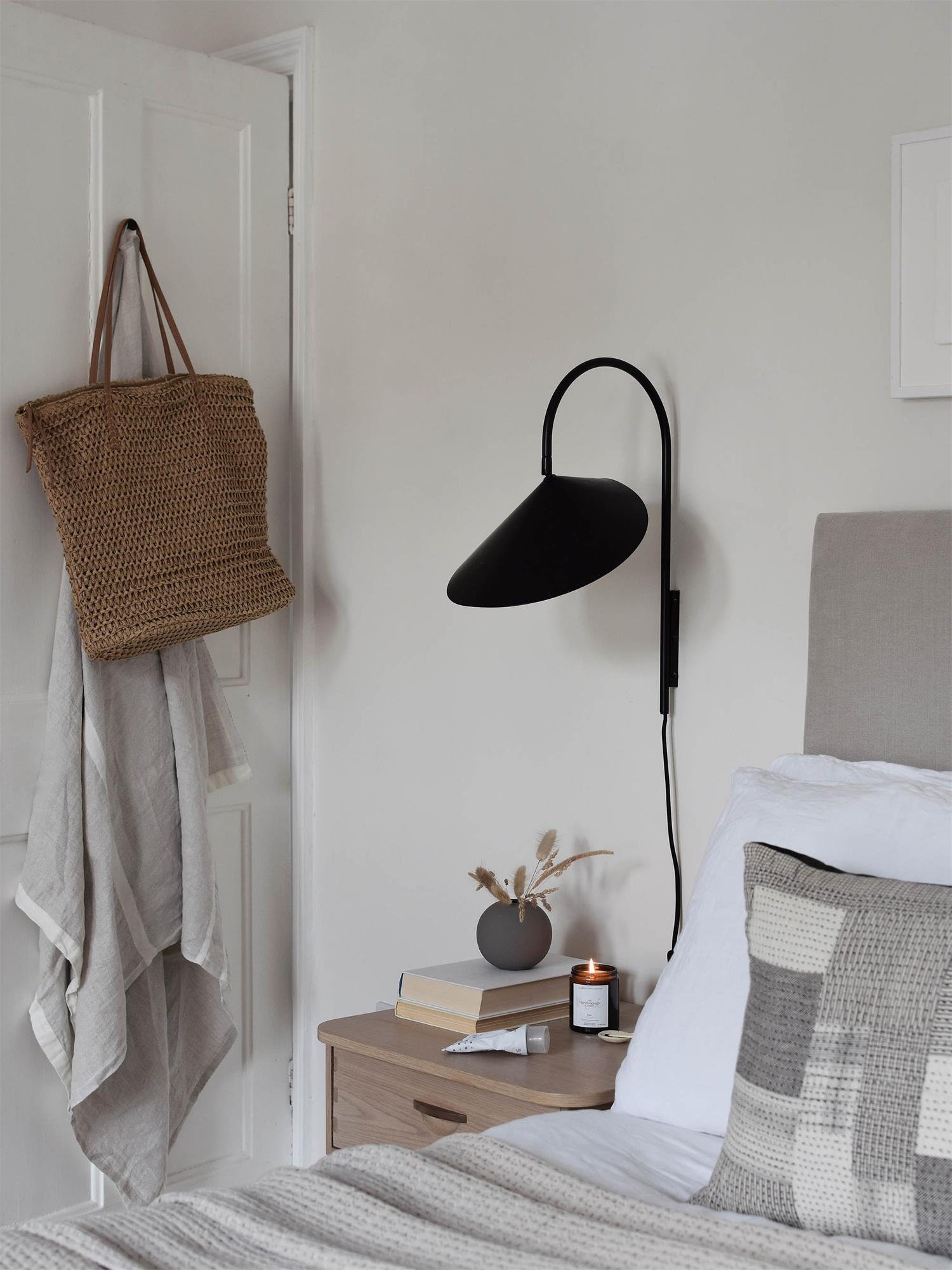 Arum Swivel Bracket Wall Lamp with Adjustable Curved Shade for Modern Interiors