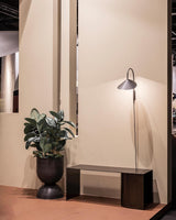 Arum Swivel Bracket Wall Lamp with Adjustable Curved Shade for Modern Interiors