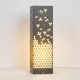 Asian Inspired Hollow Carved Garden Post Light IP54 Outdoor Landscape Pillar Lamp for Pathways