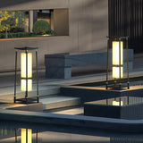 Asian Inspired Outdoor Garden Post Light Waterproof LED Landscape Pathway Lamp for Villa Courtyard