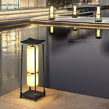 Asian Inspired Outdoor Garden Post Light Waterproof LED Landscape Pathway Lamp for Villa Courtyard