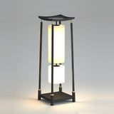 Asian Inspired Outdoor Garden Post Light Waterproof LED Landscape Pathway Lamp for Villa Courtyard