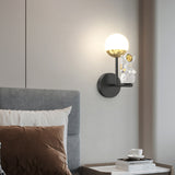 Astronaut Moon LED Wall Light Fixture with 3 Step Dimming for Modern Kids Room Decor