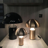 Modern Geometric Atollo Metal Table Lamp Mushroom Shape Accent Desk Light