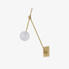 Auguri Adjustable Articulating Joint Wall Sconce Modern Indoor Brass Wall Lamp