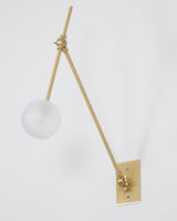Auguri Adjustable Articulating Joint Wall Sconce Modern Indoor Brass Wall Lamp