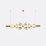 Aurora Glass Globe LED Pendant Lamp Contemporary Ceiling Light Fixture for Modern Homes