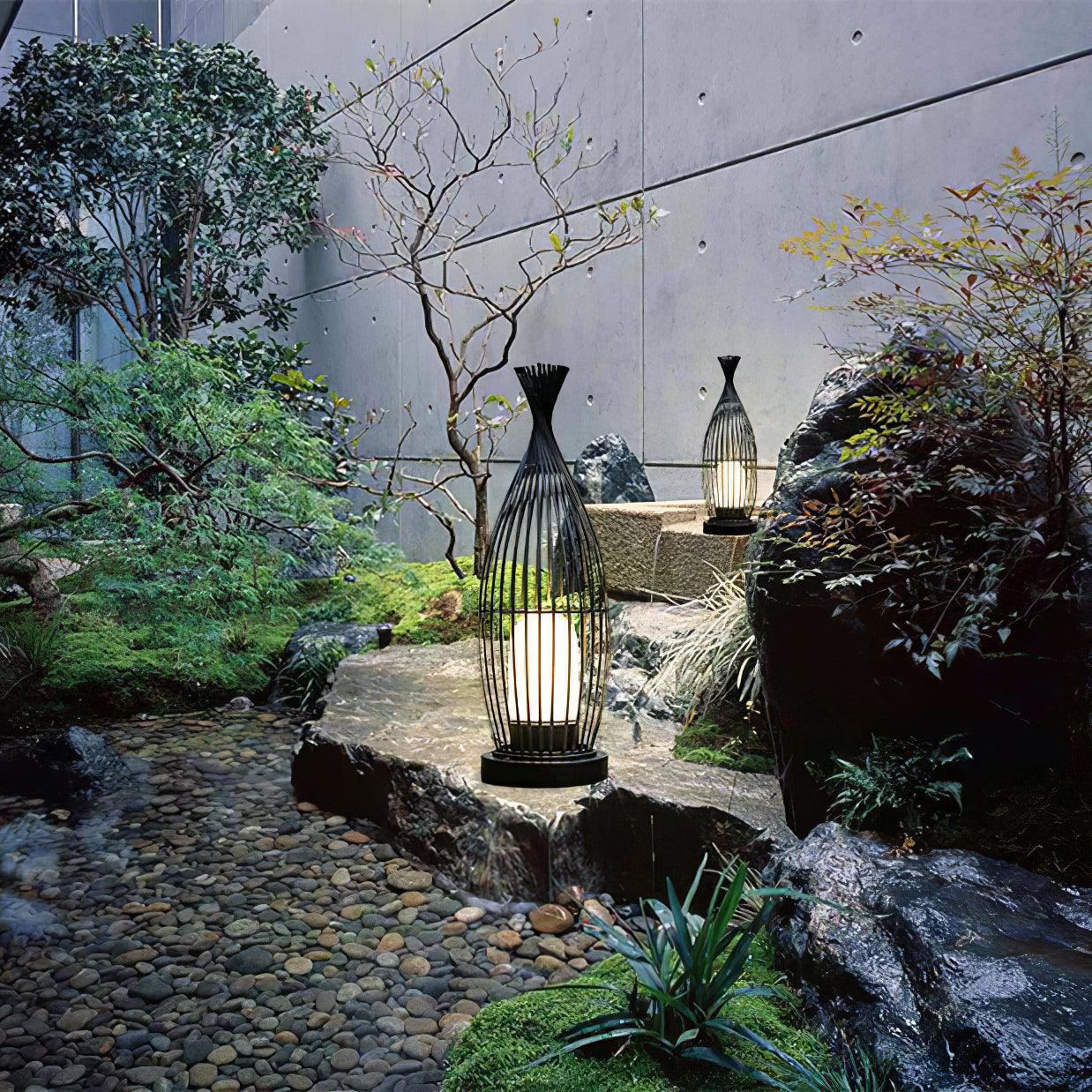 Aurora Orbis Waterproof Outdoor Lantern Sphere Light for Gardens and Patios