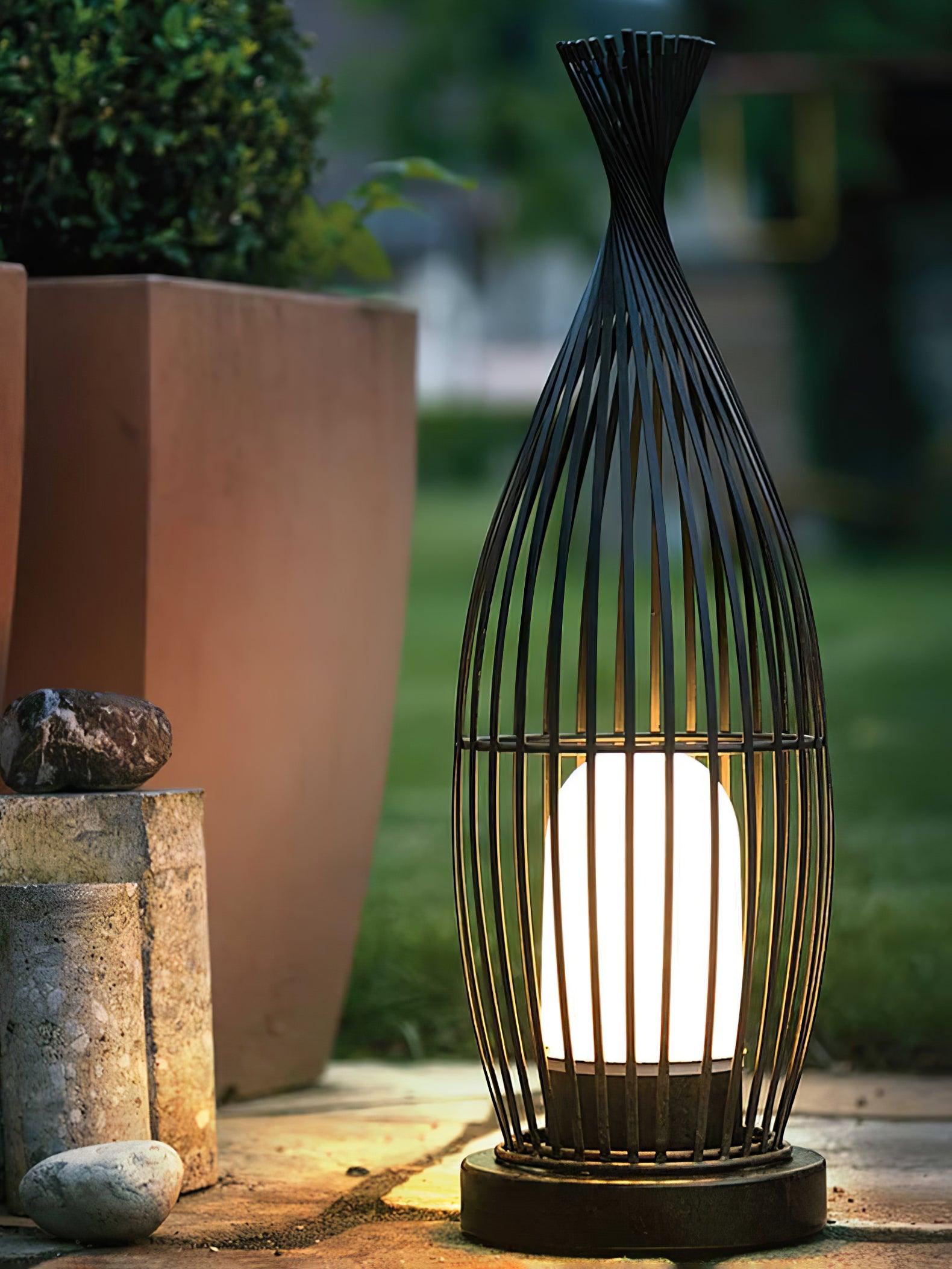 Aurora Orbis Waterproof Outdoor Lantern Sphere Light for Gardens and Patios