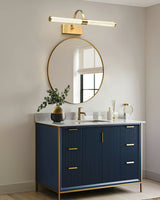 Avery Modern LED Wall Sconce with Horizontal Tubular Shade for Interior Lighting