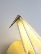 Avian Inspired Modern LED Bird Wall Sconce Adjustable Gold Finish Sconce Set for Living Room and Bedroom