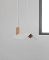 Axis T Wooden Linear LED Pendant Light for Kitchen Island Farmhouse Hanging Ceiling Fixture