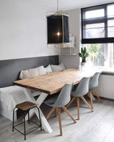 Bamboo and Linen Houselight Pendant Light Natural Organic Hanging Lamp for Living Rooms and Dining Areas
