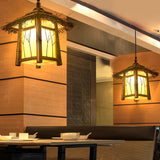 Bamboo Waterproof Outdoor Path Lights and Farmhouse Garden Lawn Lighting Fixture