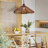 Basswood Wabi Sabi Japanese Chandelier Nordic Wood Pendant Light for Dining Room