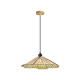 Basswood Wabi Sabi Japanese Chandelier Nordic Wood Pendant Light for Dining Room