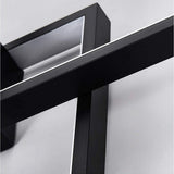 Modern Rectangular 3 Tier LED Flush Mount Ceiling Lamp Large Geometric Integrated Lighting Fixture