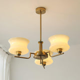Belue Vintage Style Metal and Glass Chandelier Ceiling Light for Modern Interiors