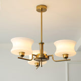 Belue Vintage Style Metal and Glass Chandelier Ceiling Light for Modern Interiors