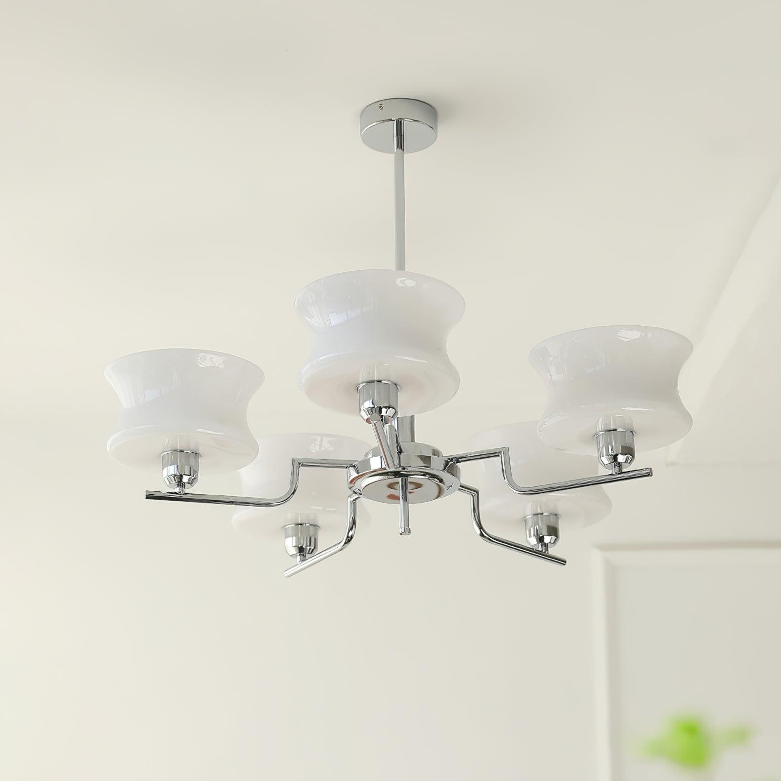 Belue Vintage Style Metal and Glass Chandelier Ceiling Light for Modern Interiors