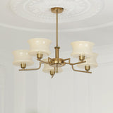 Belue Vintage Style Metal and Glass Chandelier Ceiling Light for Modern Interiors