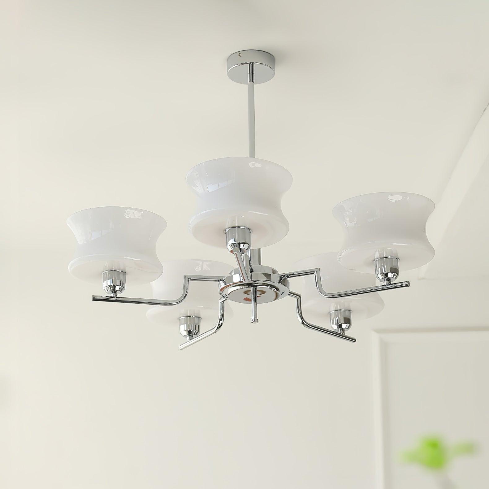 Belue Vintage Style Metal and Glass Chandelier Ceiling Light for Modern Interiors