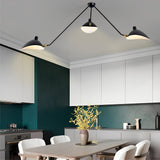 Black Duckbill Modern 3 Light Rotatable Ceiling Lamp for Living Room and Bedroom