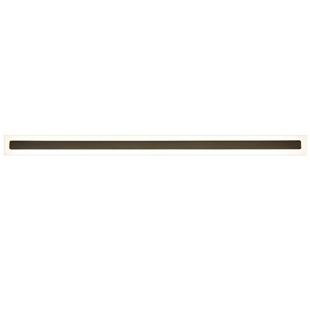 Black Linear LED Outdoor Wall Sconce Waterproof Exterior Lighting for Porch and Garden