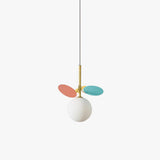 Blanca Modern Iron and Glass Globe Pendant Light Fixture for Contemporary Indoor Ceiling Decor