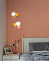 Blanca Modern Iron and Glass Globe Pendant Light Fixture for Contemporary Indoor Ceiling Decor