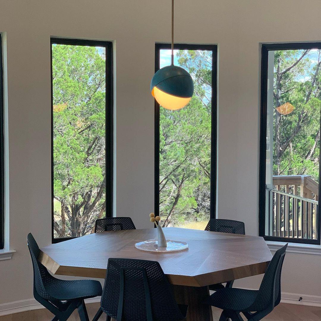 Blue Drop Pendant Light Modern Glass Globe Ceiling Fixture for Luxury Interiors
