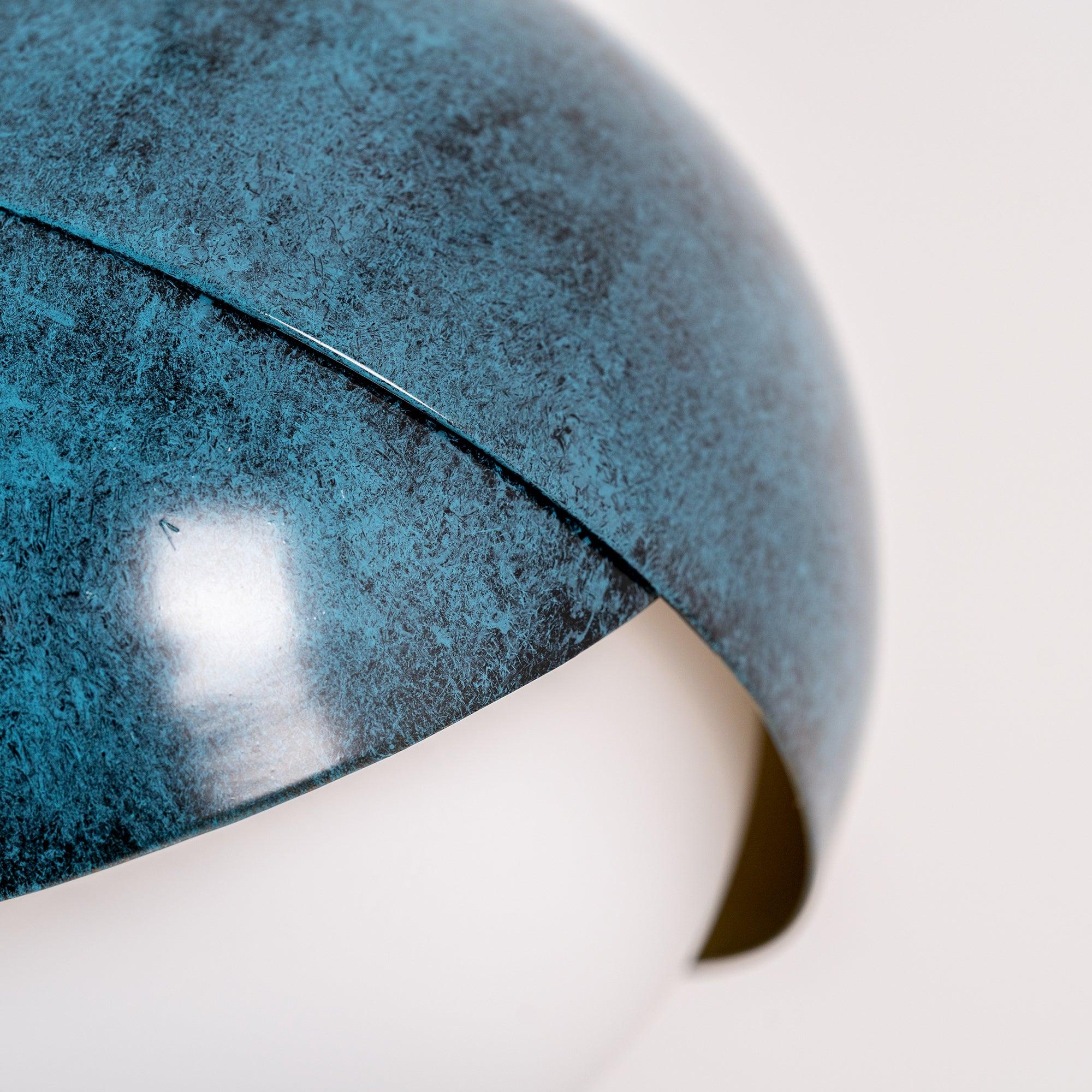 Blue Drop Pendant Light Modern Glass Globe Ceiling Fixture for Luxury Interiors