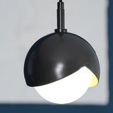 Blue Drop Pendant Light Modern Glass Globe Ceiling Fixture for Luxury Interiors