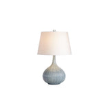 blue-sculptural-ceramic-table-lamp-with-white-fabric-shade-for-contemporary-living-room-decor