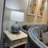 blue-sculptural-ceramic-table-lamp-with-white-fabric-shade-for-contemporary-living-room-decor