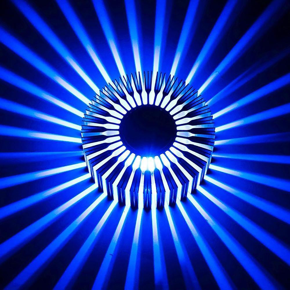Modern Geometric Dual Color LED Flush Mount Ceiling Light 4 Inch Small Ambient Lamp