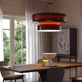 Bohemia Modern Blown Glass Pendant Light Organic Shape Hanging Chandelier for Dining Room