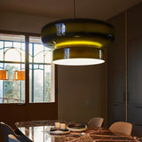 Bohemia Modern Blown Glass Pendant Light Organic Shape Hanging Chandelier for Dining Room
