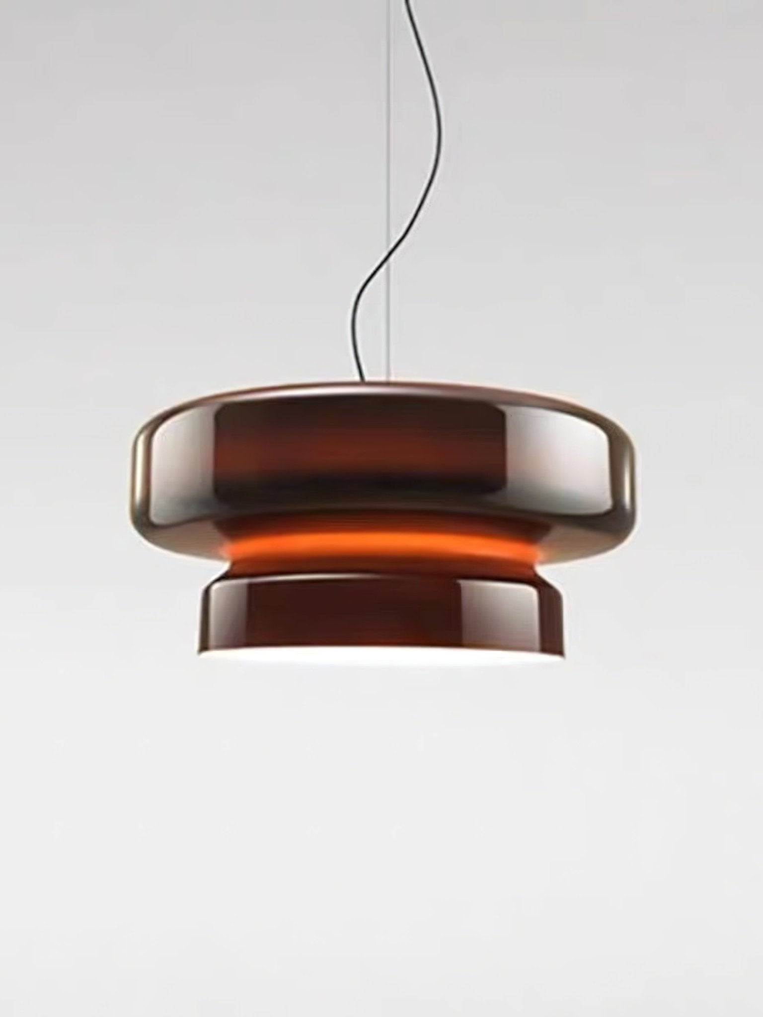 Bohemia Modern Blown Glass Pendant Light Organic Shape Hanging Chandelier for Dining Room