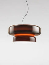 Bohemia Modern Blown Glass Pendant Light Organic Shape Hanging Chandelier for Dining Room