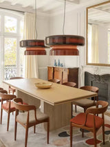 Bohemia Modern Blown Glass Pendant Light Organic Shape Hanging Chandelier for Dining Room