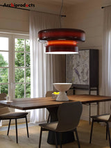 Bohemia Modern Blown Glass Pendant Light Organic Shape Hanging Chandelier for Dining Room