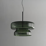Bohemia Modern Blown Glass Pendant Light Organic Shape Hanging Chandelier for Dining Room